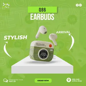 Q86 Retro Camera Design Earbuds