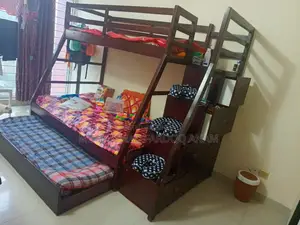 সেগুন কাঠের দোতলা খাট বিক্রয় হবে