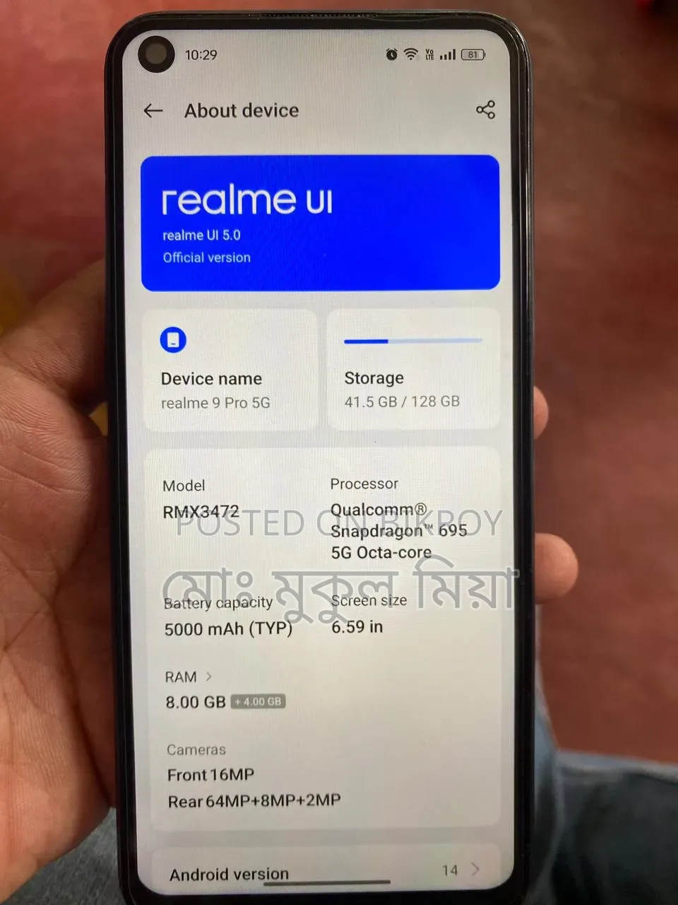 Realme 9 Pro 128 GB Purple