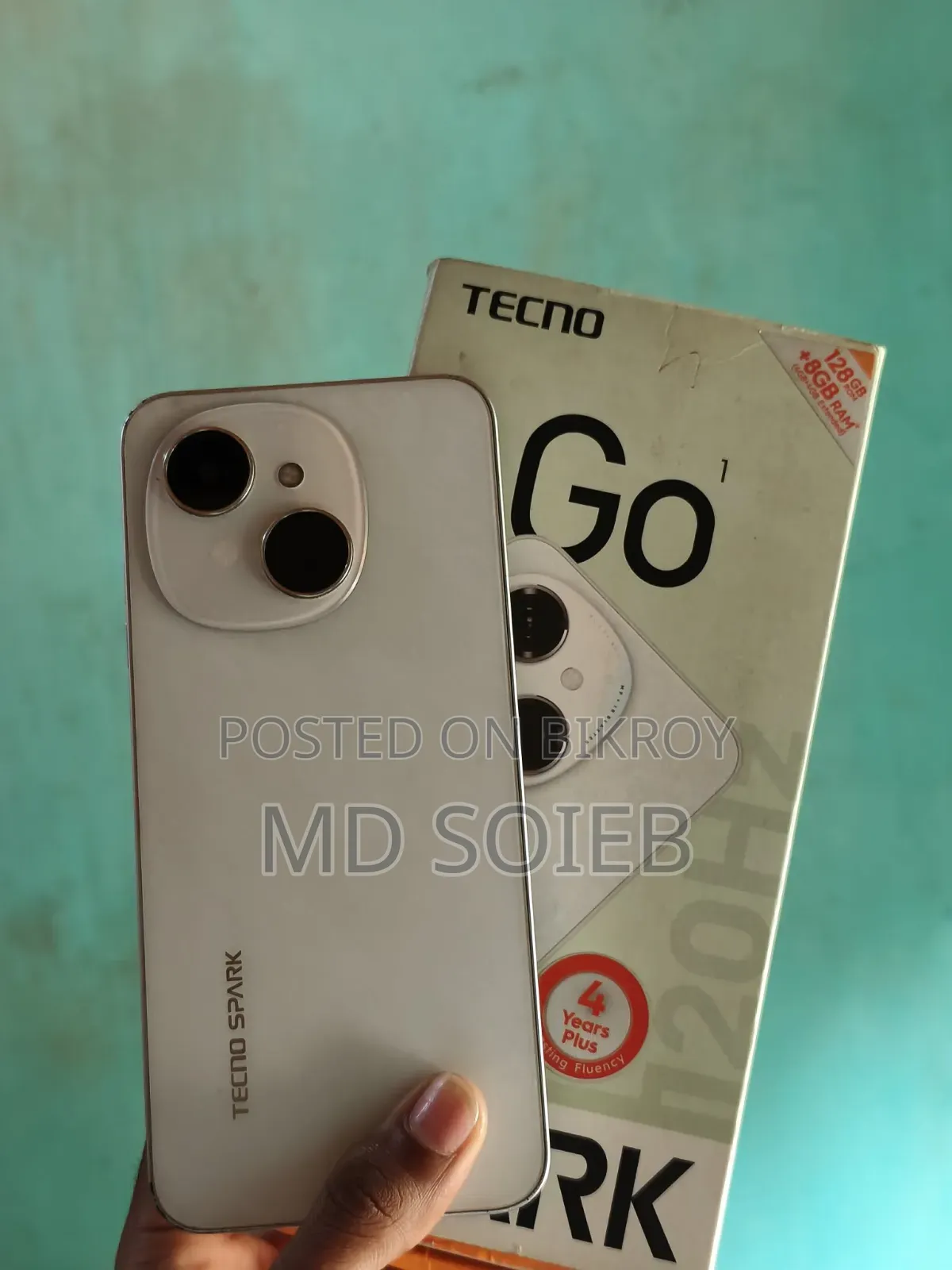Tecno Spark Go 128 GB Silver