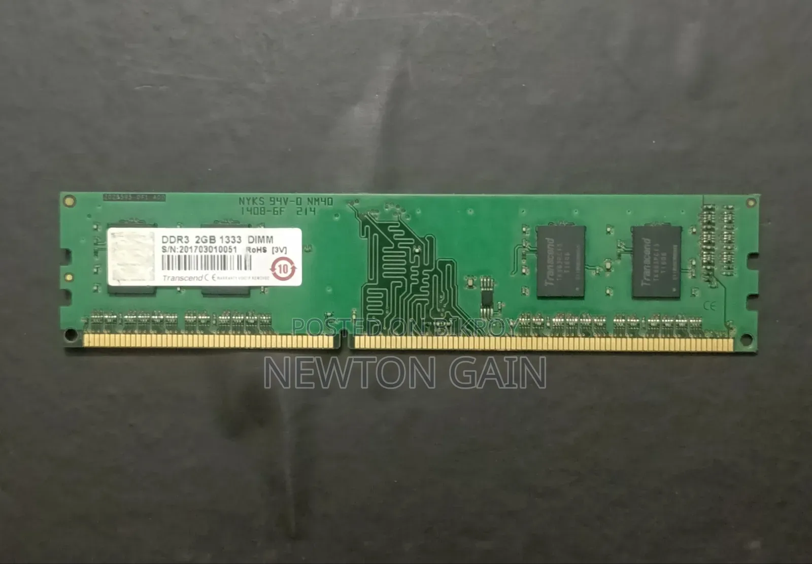 Brand New 4GB Combo (2x2GB) DDR3 1333MHz Desktop RAM