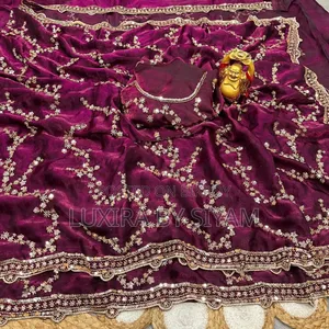 Pure Space Silk Saree Velvet Shine-এর অপূর্ব লুক