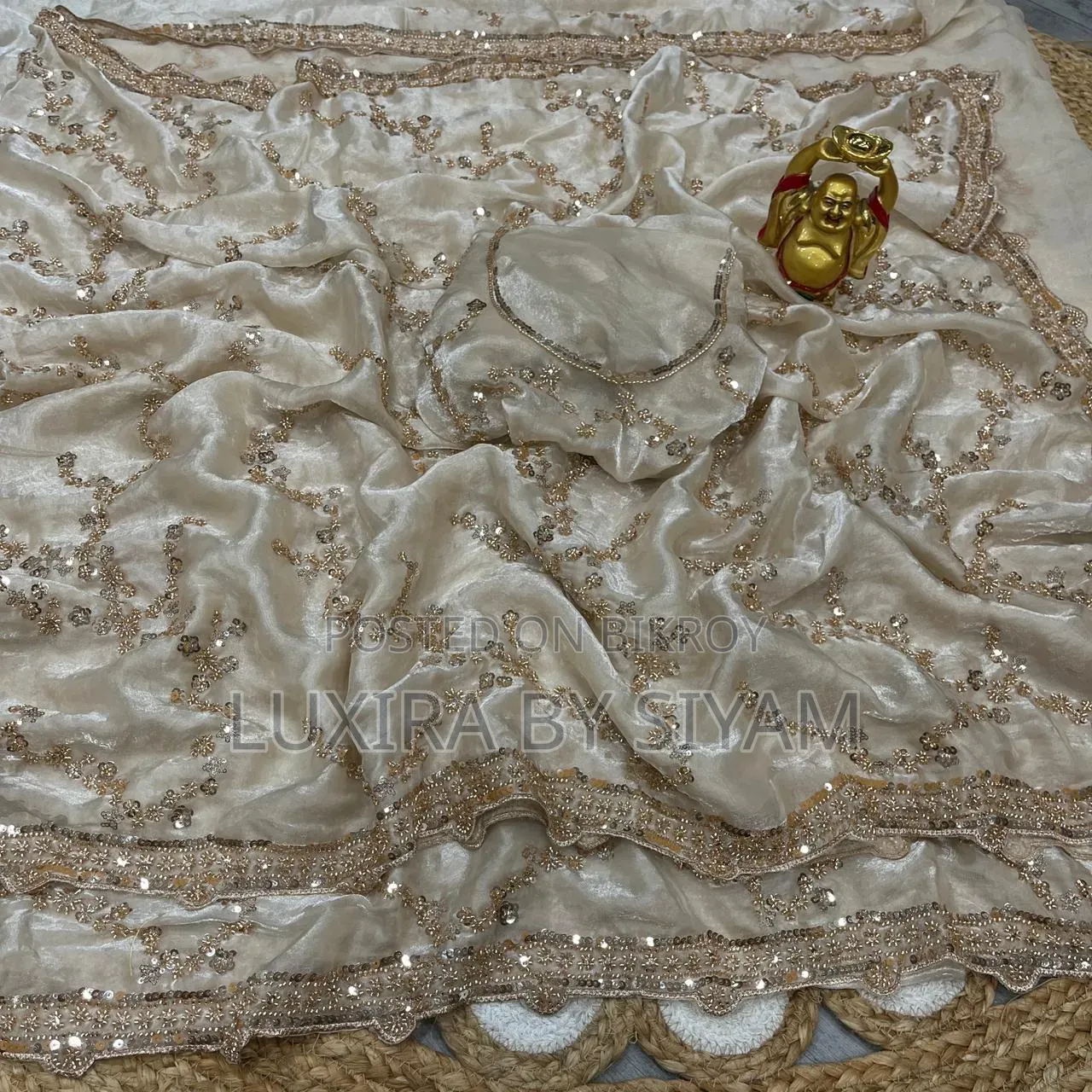 Pure Space Silk Saree Velvet Shine-এর অপূর্ব লুক