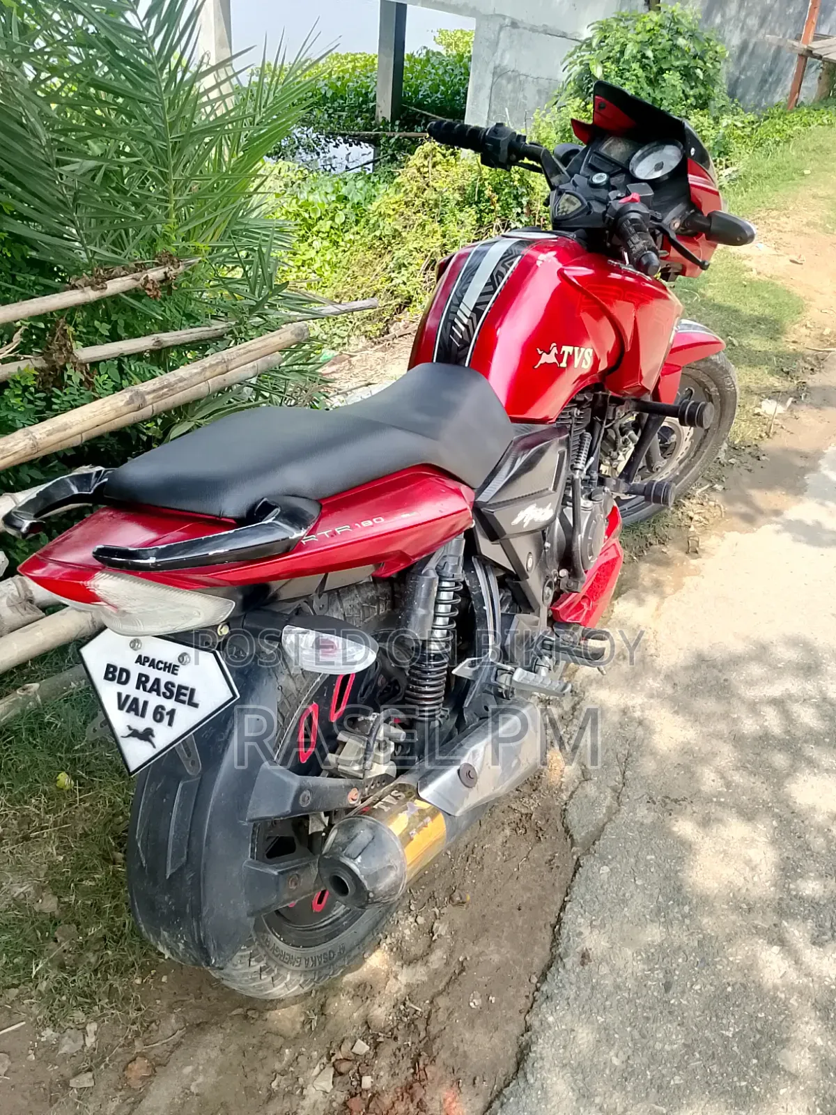 TVS Apache 180 RTR 2018 Red