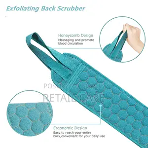 3Pcs Body Scrubber Set With Exfoliating Glove for Bathing