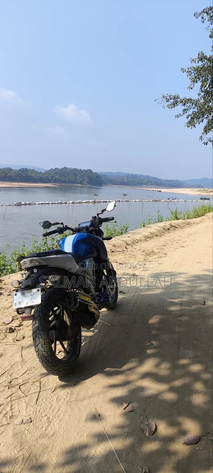 TVS Apache 160 4V 2019 Blue