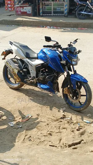 TVS Apache 160 4V 2019 Blue