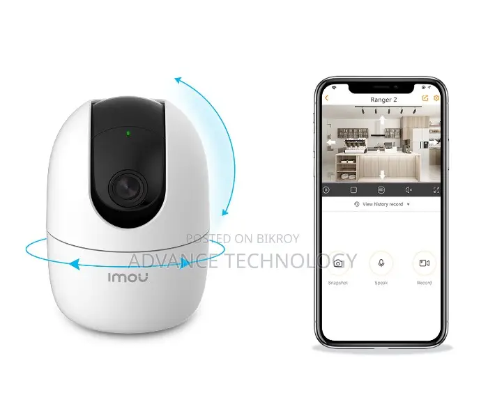 Imou Ranger 2 Pro 3.6mm Pan Tilt Wifi Camera for Home and Office Use