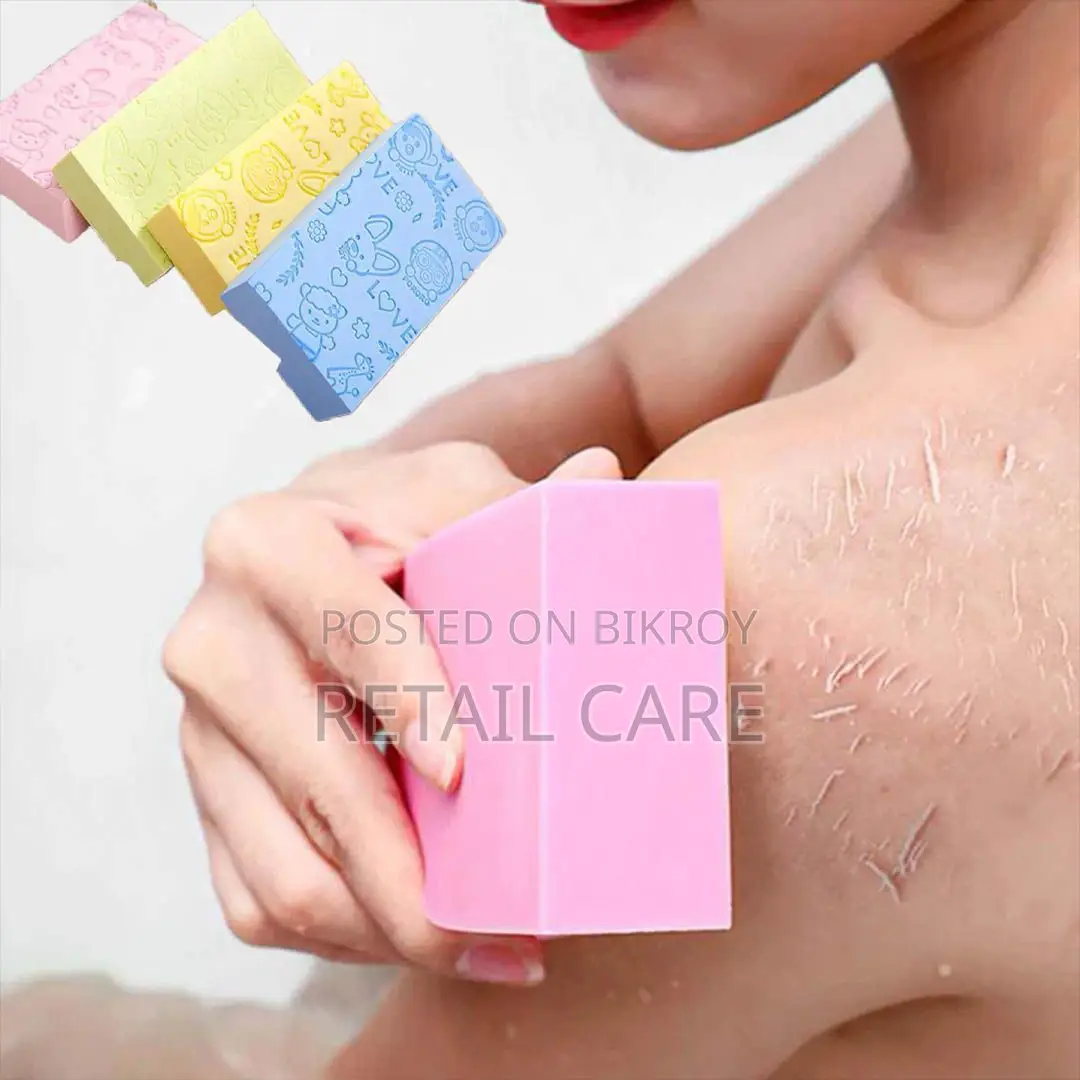 Soft Body Exfoliating Sponge for Bathing Shower Random Color