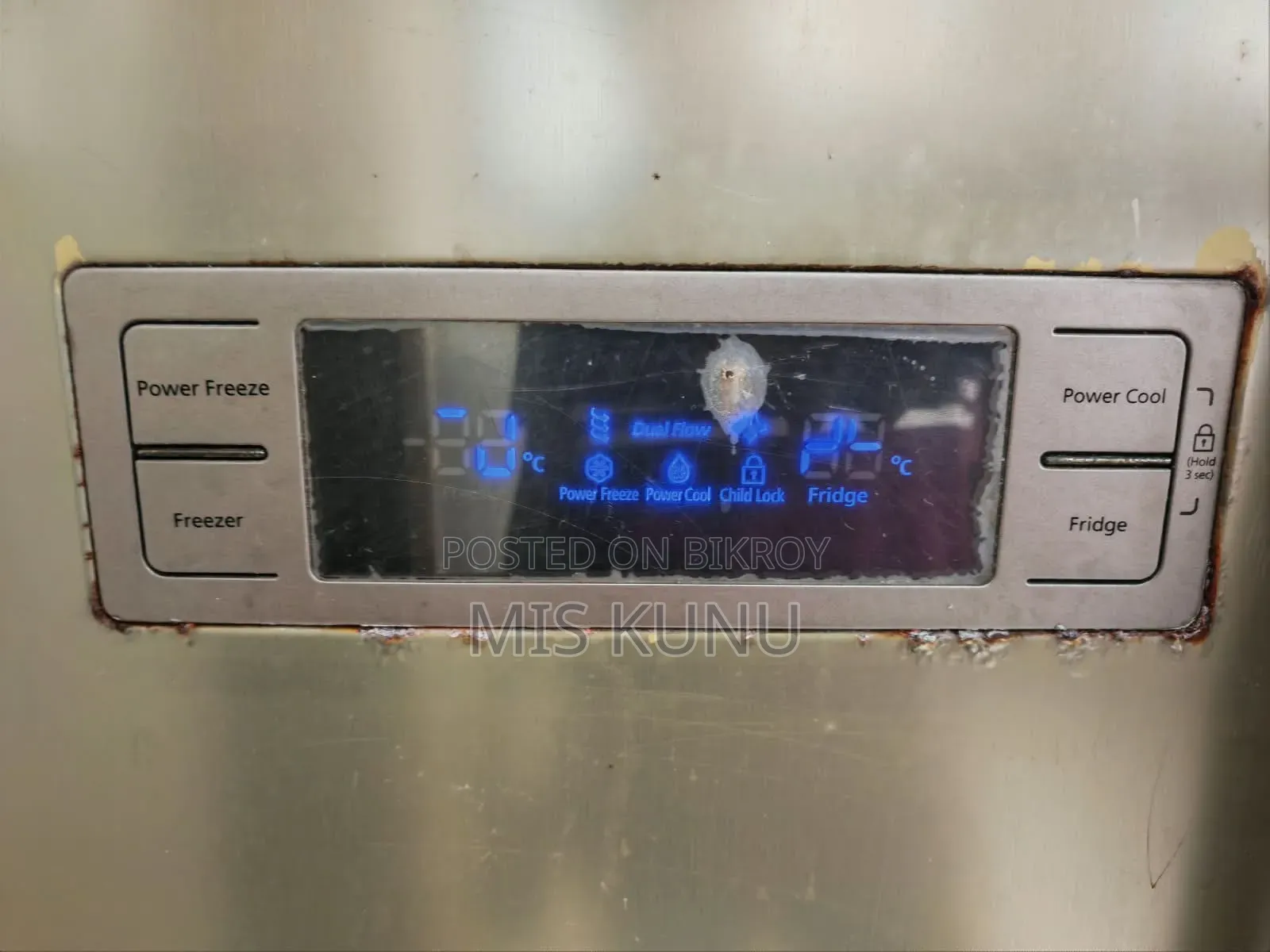 Samsung Double Door Fridge 600L