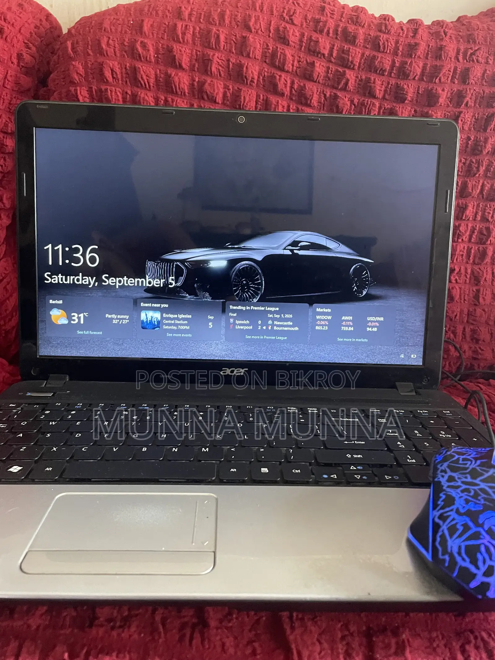 Laptop Acer Aspire E1-571 8GB Intel Core I5 HDD+SSD 512GB