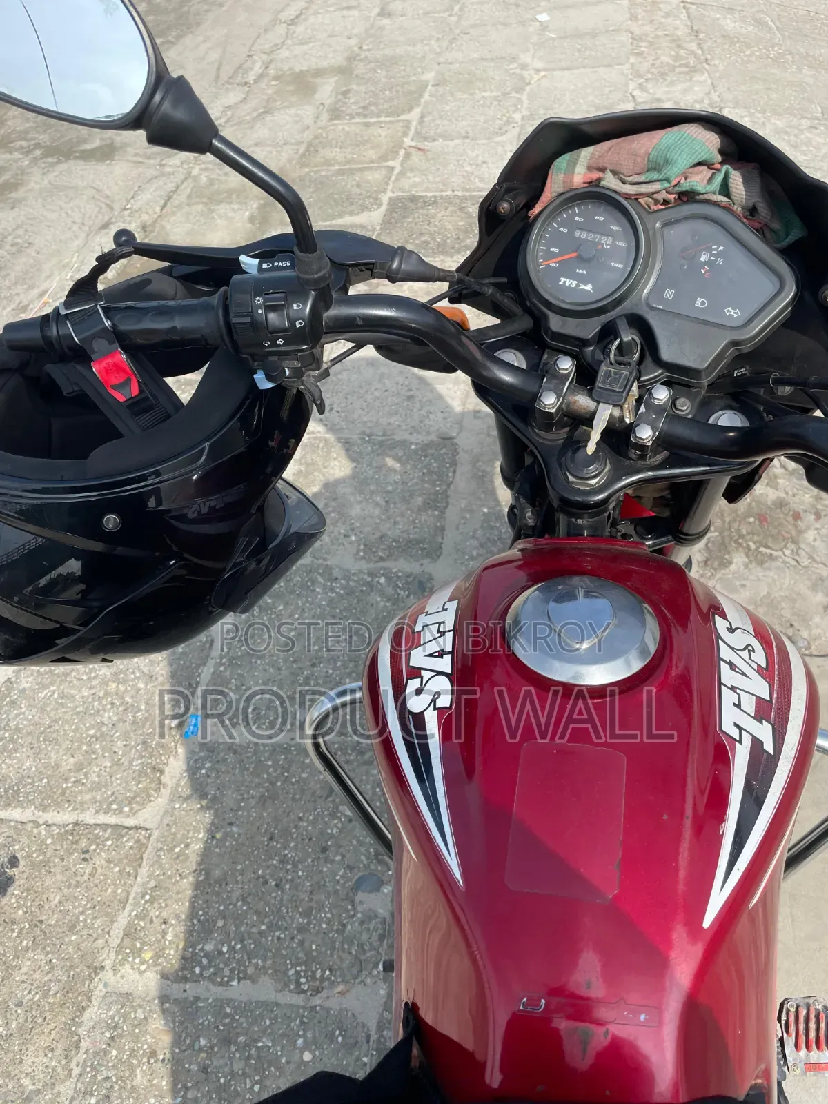 TVS Metro 2015 Red
