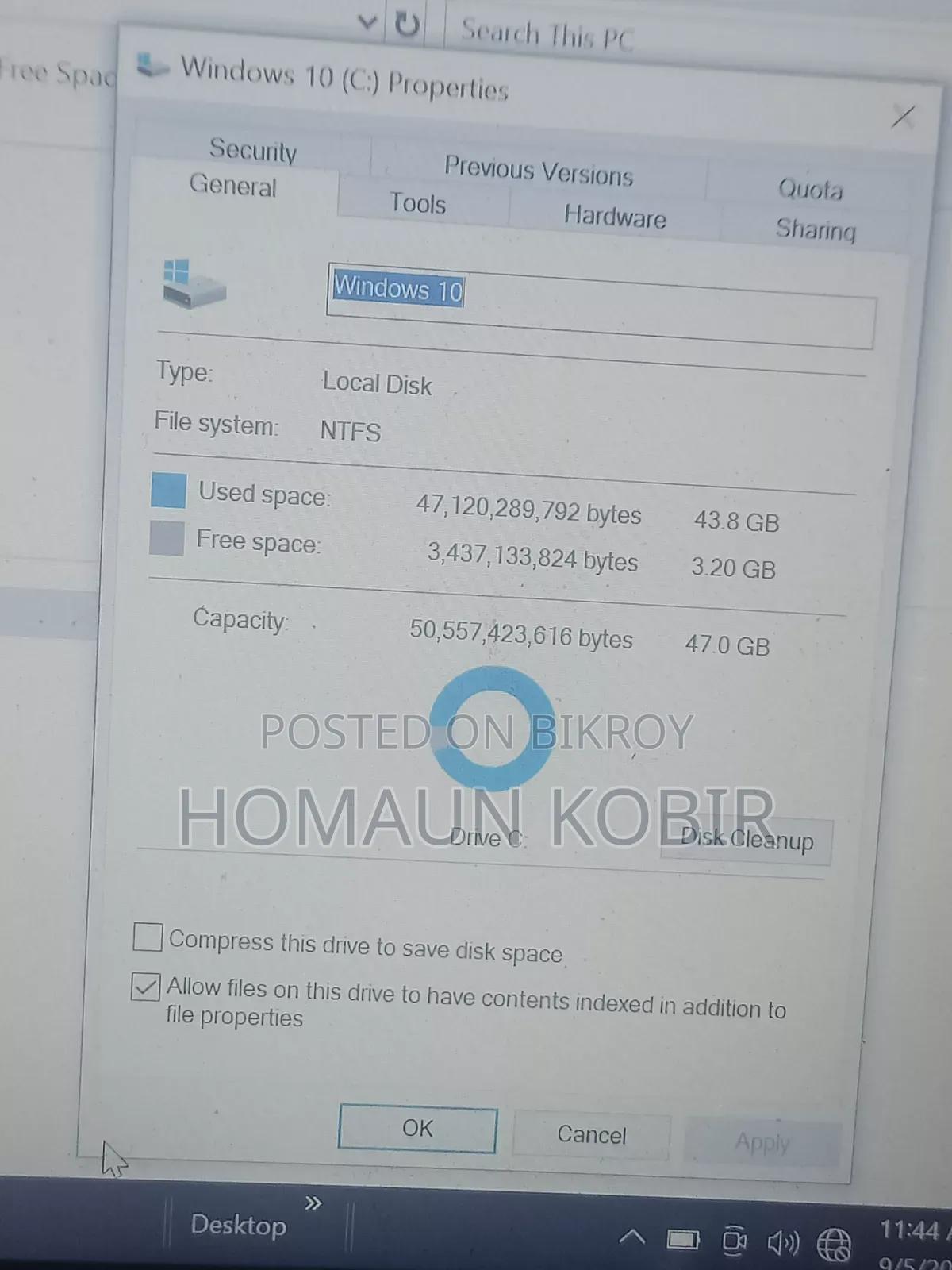 Laptop Lenovo 8GB Intel HDD 512GB