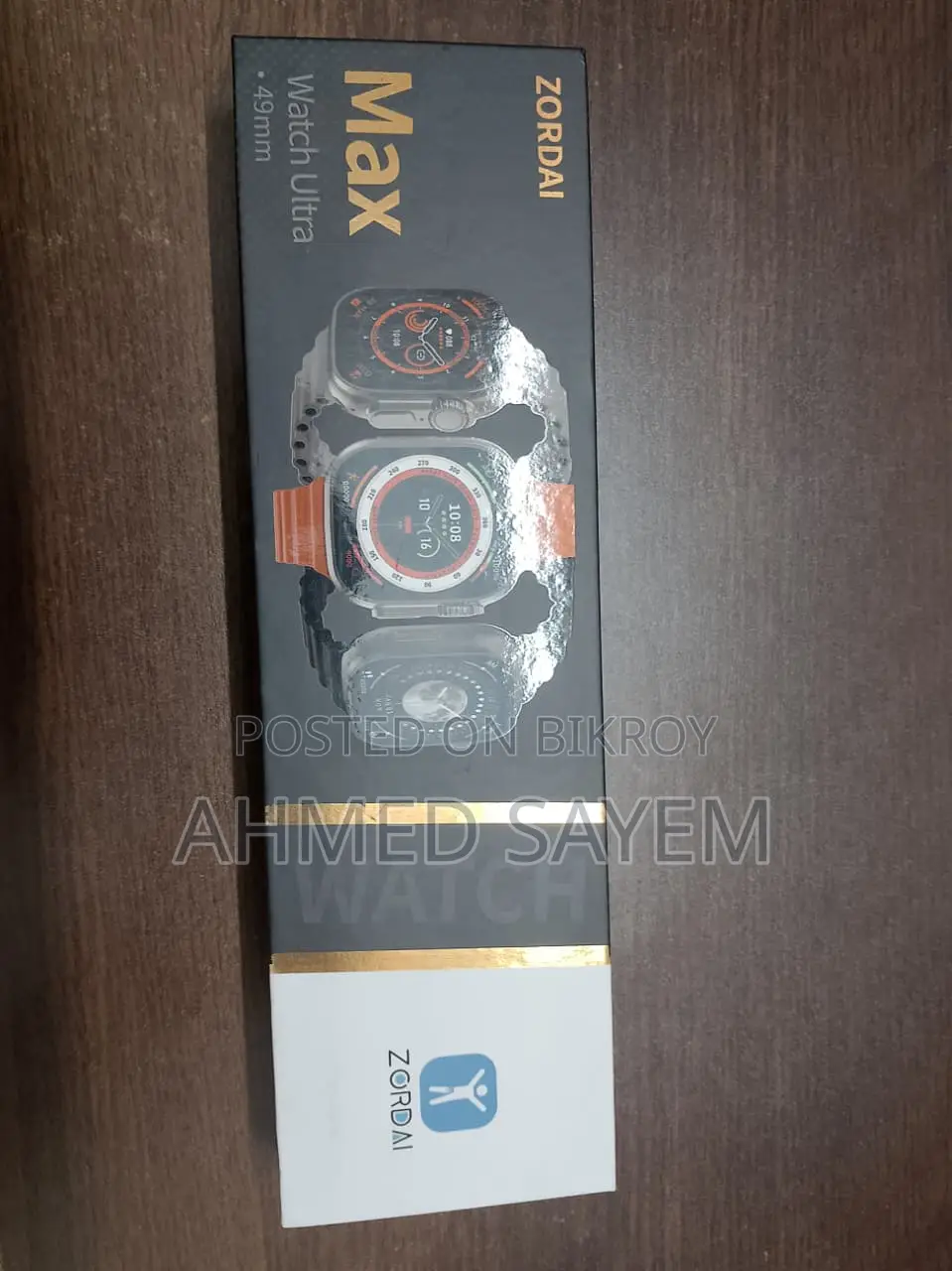 Zordai Z8 Ultra Max (49mm) - ফুল ফ্রেশ বক্সসহ (মাত্র ১মাস ব্যবহার করা)