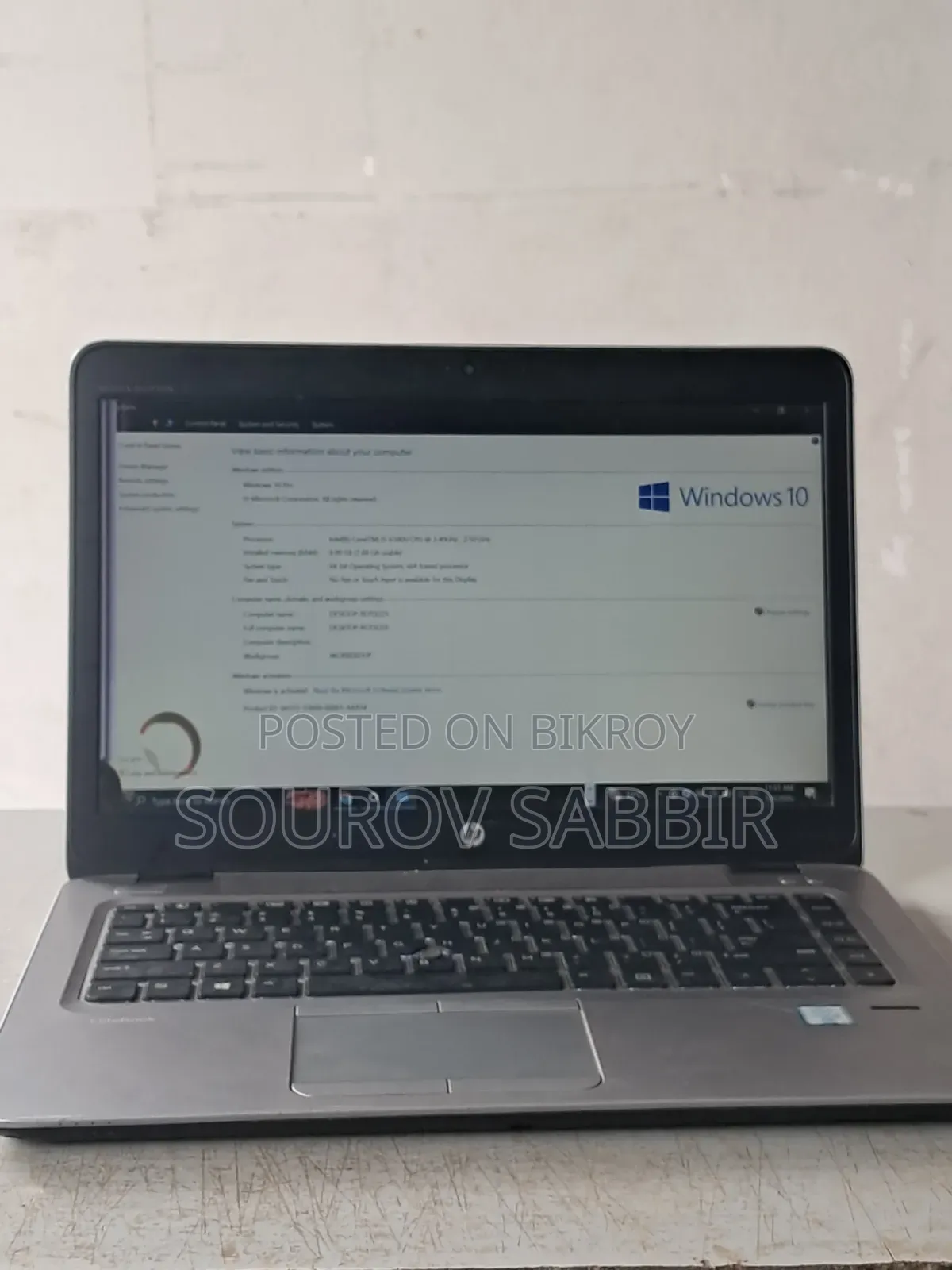 Laptop HP EliteBook 840 G6 8GB Intel Core I5 SSD 256GB