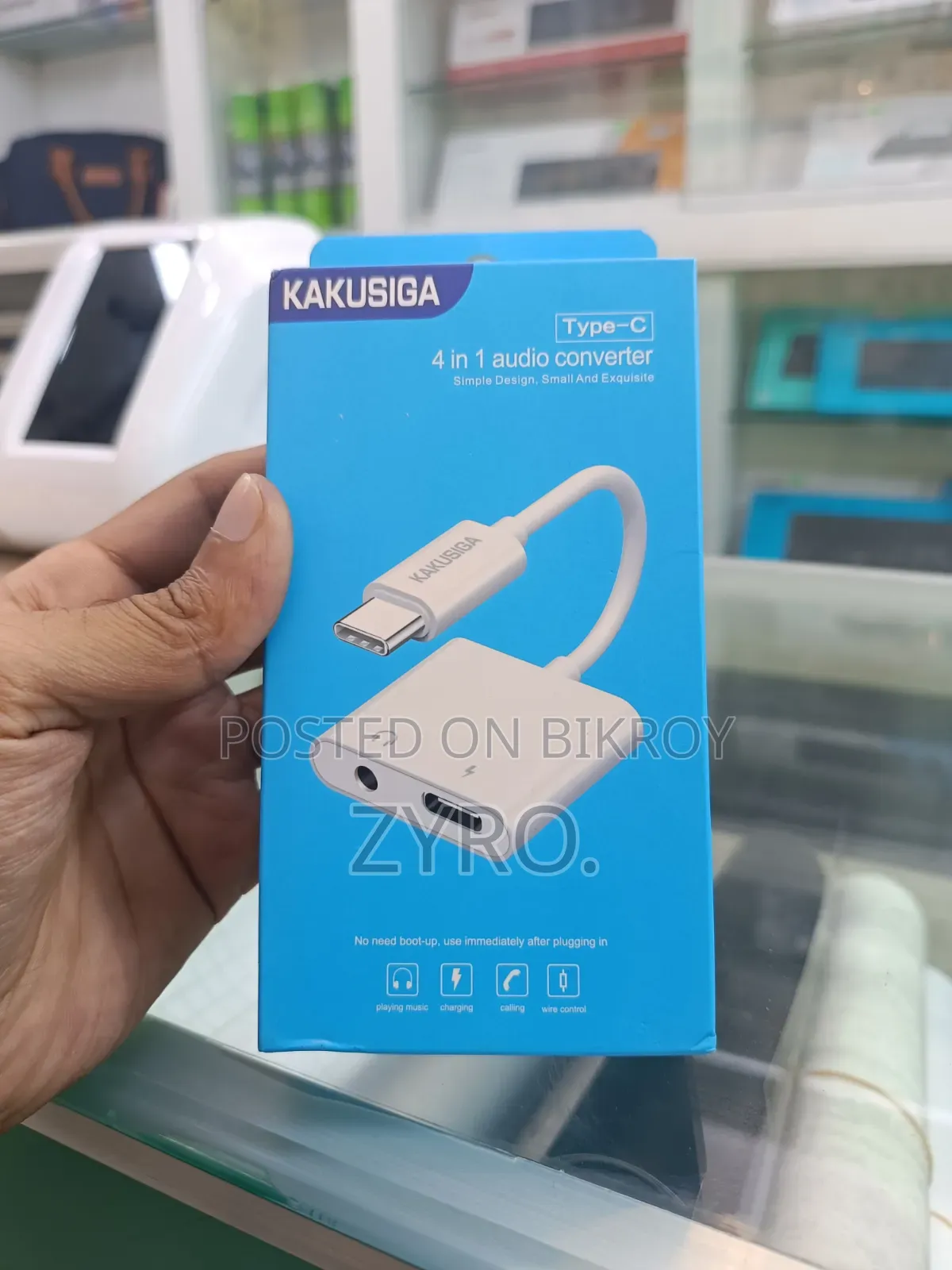 KAKU KSC-353 4 in 1 Type-C Audio Converter