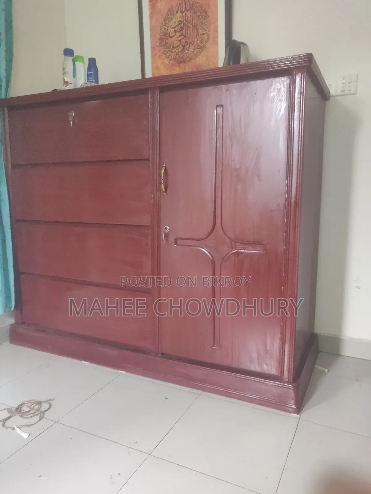 Solid Mehguni Wood Waredrop