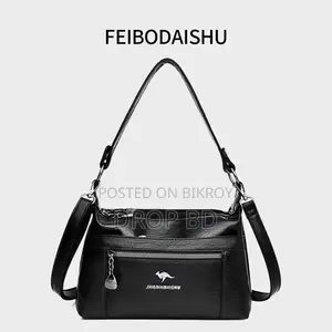 Stylish Practical Large Capacity Crossbody Bag (Black) Sku: D1192