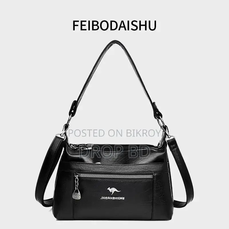 Stylish Practical Large Capacity Crossbody Bag (Black) Sku: D1192