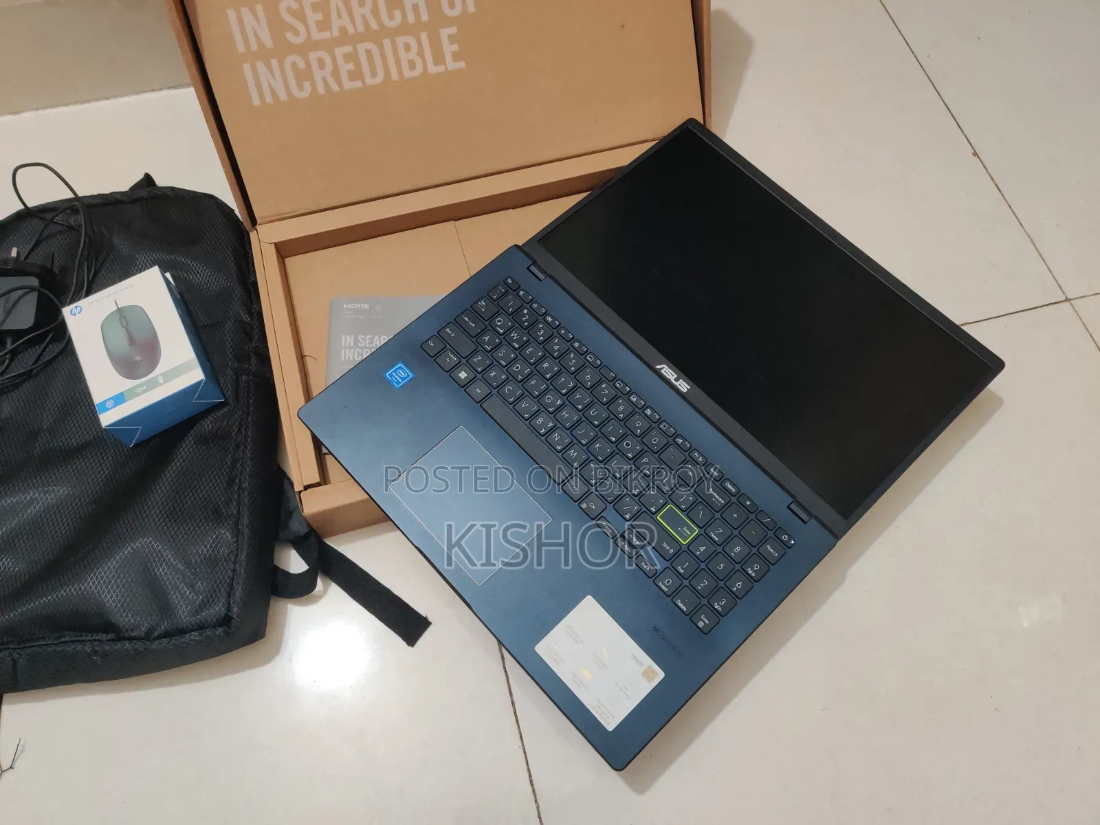 New Laptop Asus Vivobook 15 4GB SSHD+SSD 128GB
