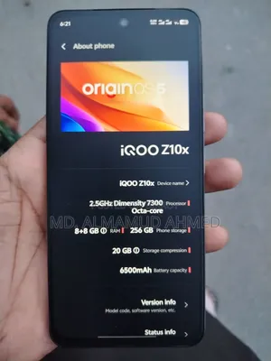 Vivo iQOO Z10x 256 GB Gray