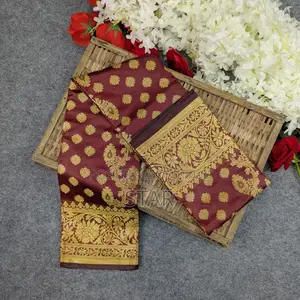 Premium Silk Katan Saree – Exclusive Design and Multiple Color Verient