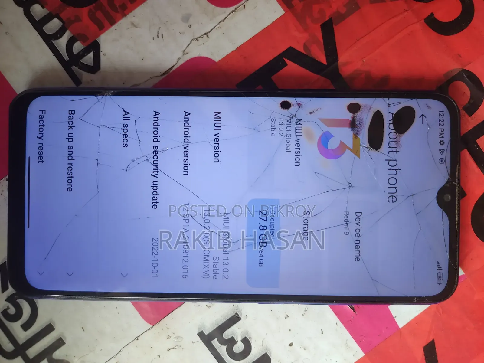 Xiaomi Redmi 9 64 GB Purple