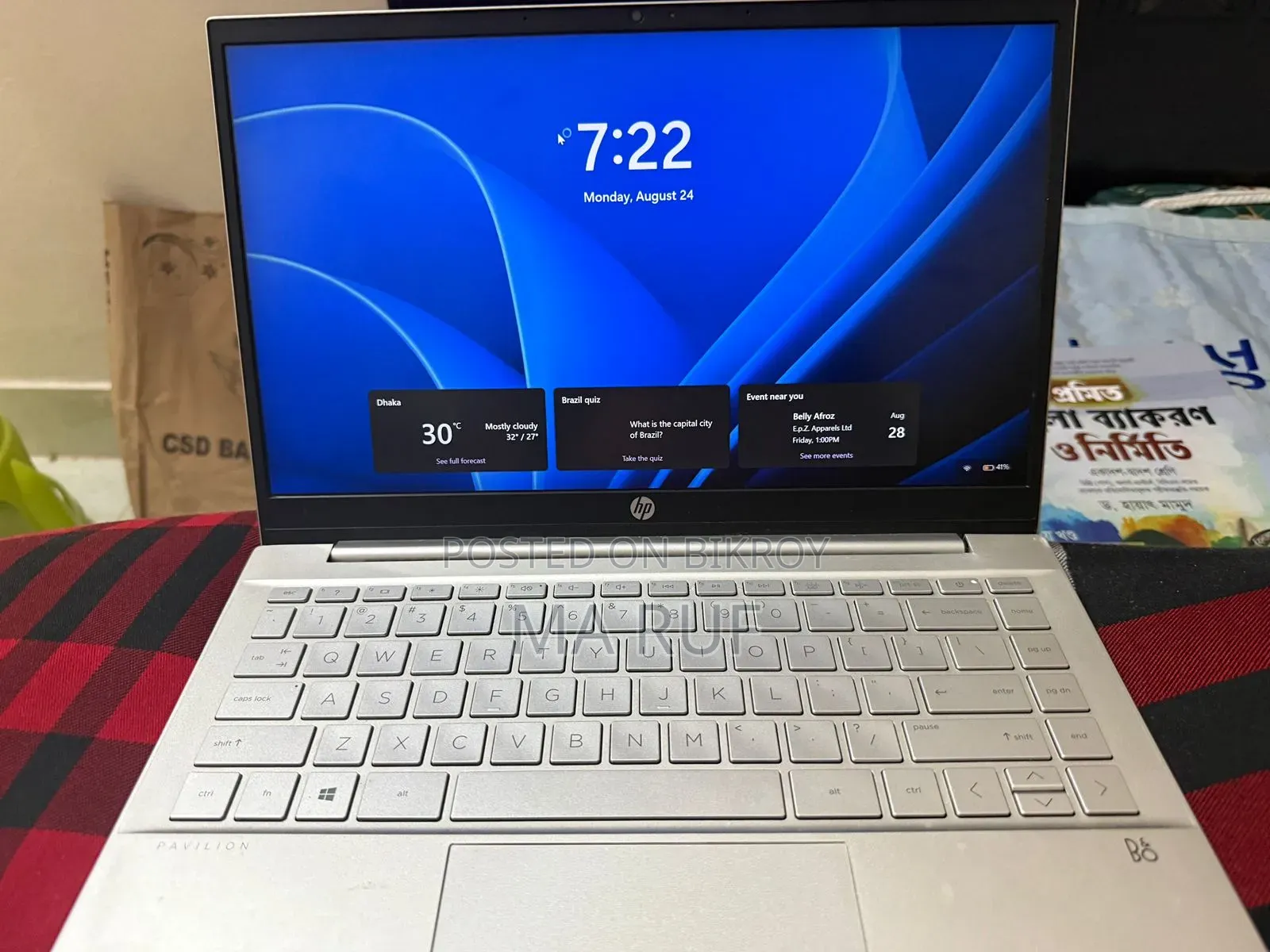 New Laptop HP Pavilion 14 8GB Intel Core I5 SSHD+SSD 512GB