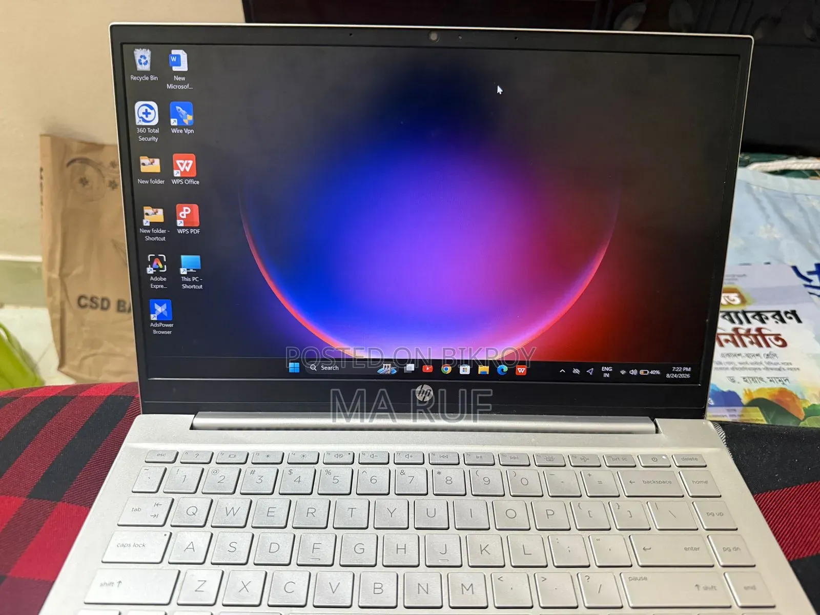 New Laptop HP Pavilion 14 8GB Intel Core I5 SSHD+SSD 512GB