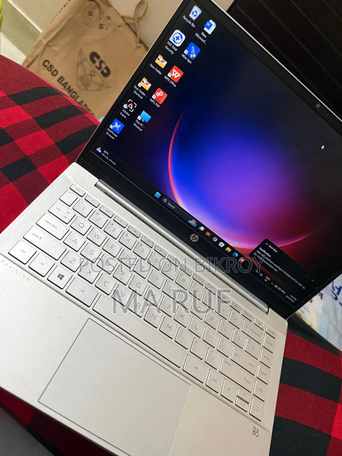 New Laptop HP Pavilion 14 8GB Intel Core I5 SSHD+SSD 512GB