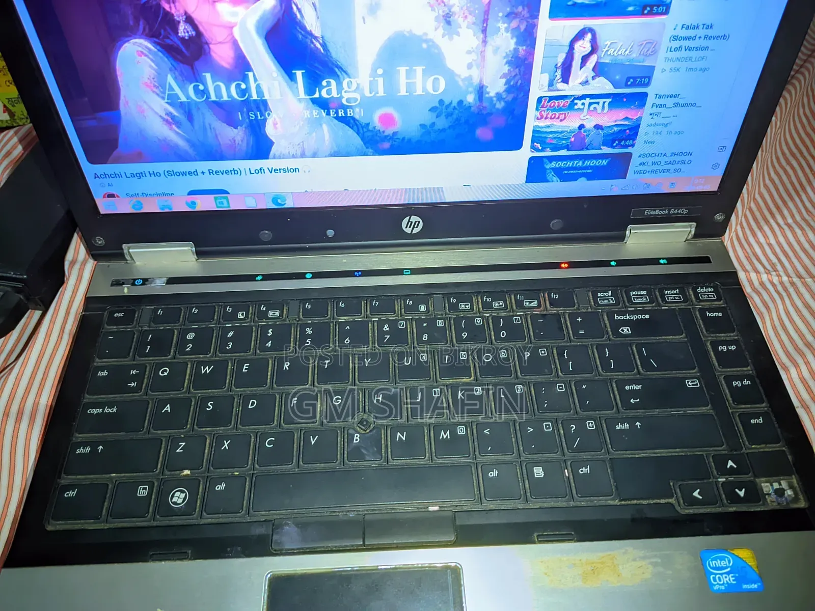 Laptop HP EliteBook 8440P 4GB Intel Core I5 HDD+SSD 128GB