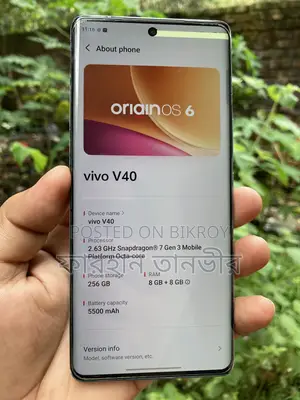 Vivo V40 5G 256 GB Gray