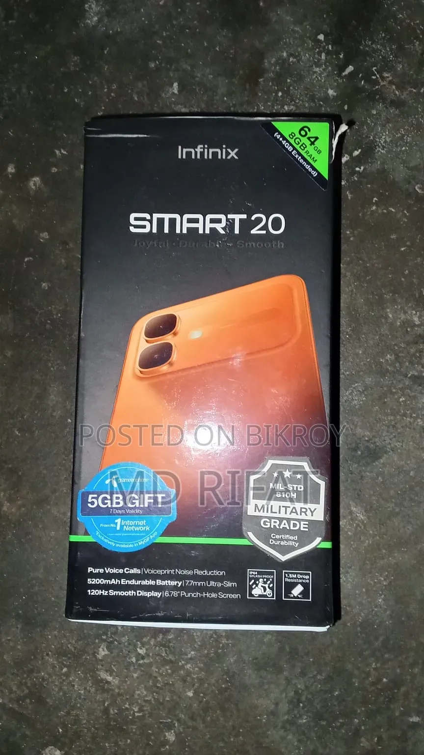 Infinix Smart 20 64 GB Black
