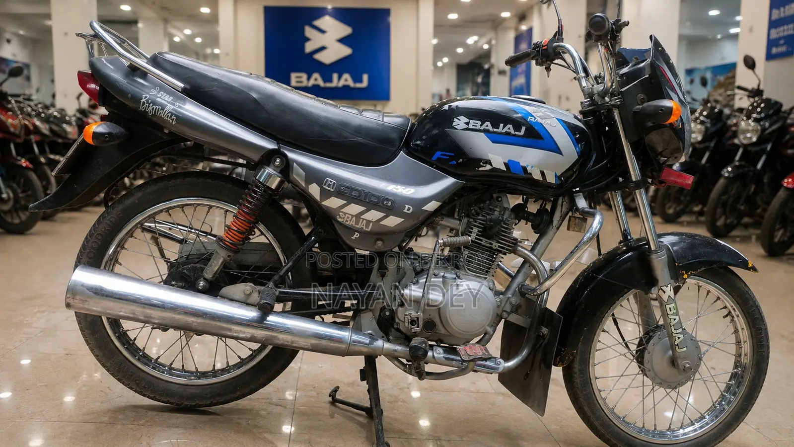 Bajaj CT 100 2007 Blue