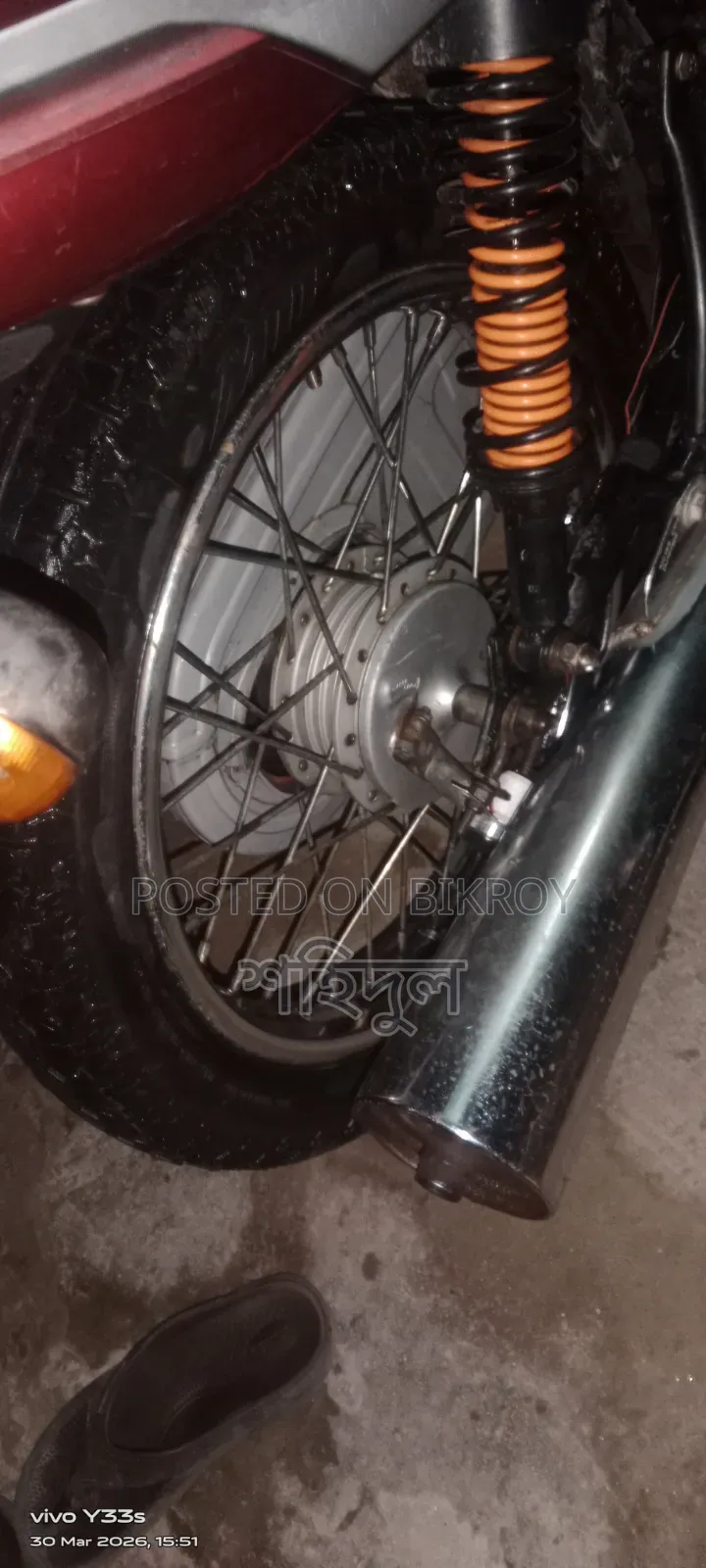 Bajaj CT 100 2015 Red