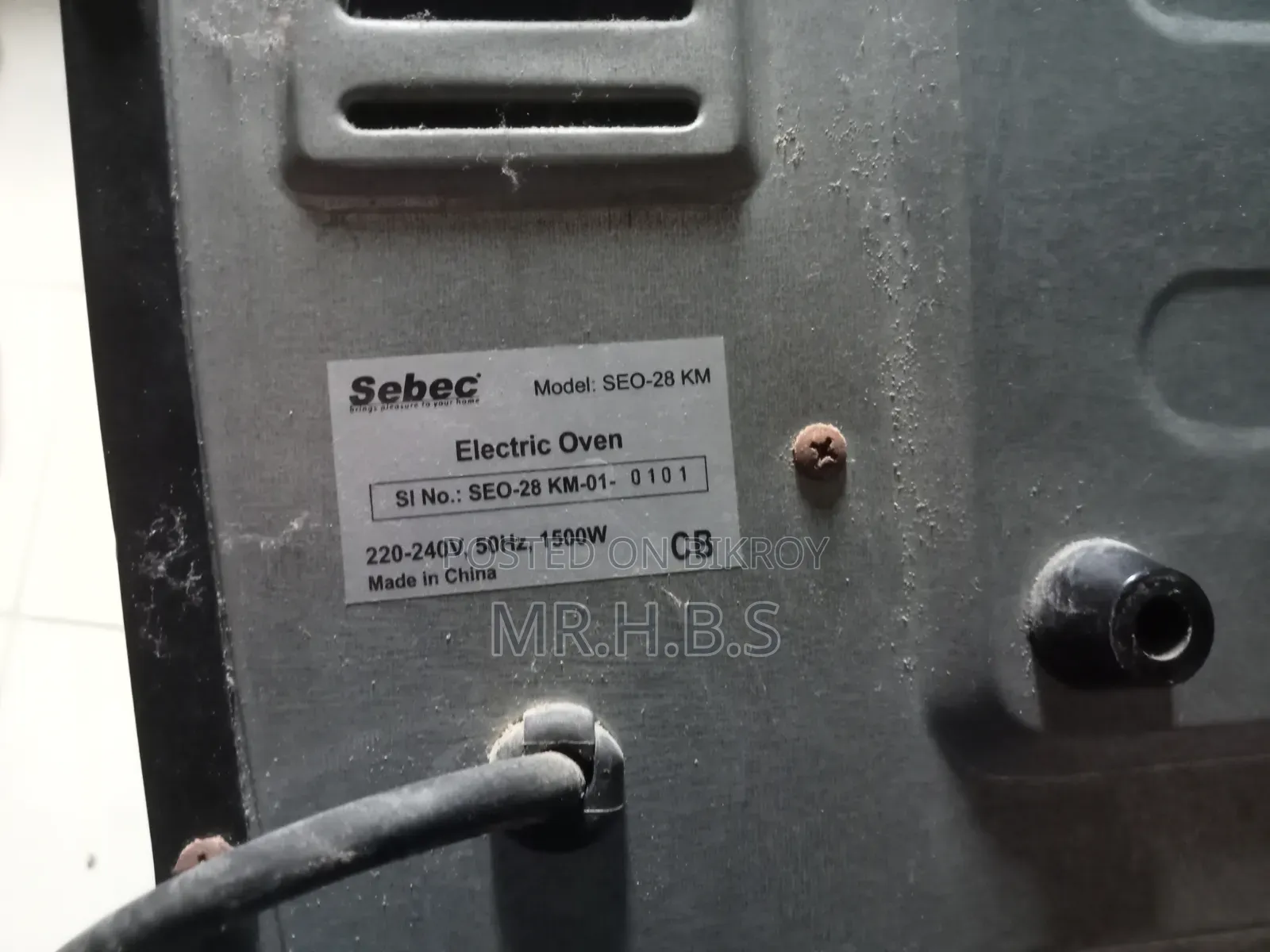 Sebec Electric Oven