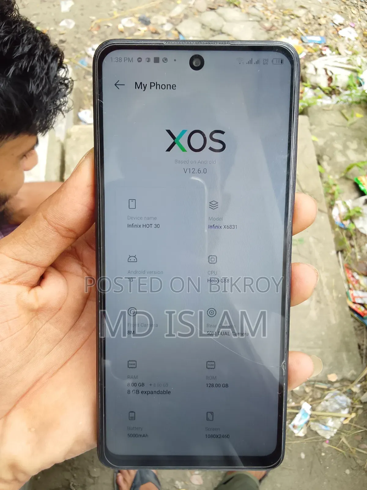 Infinix Hot 30 128 GB Black