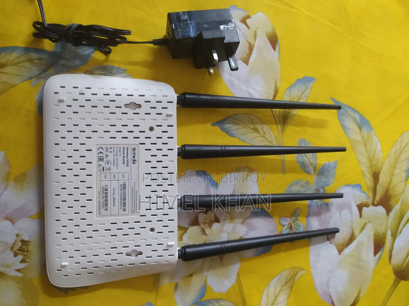 Tenda F6 300Mbps Wifi Router Good Conditions