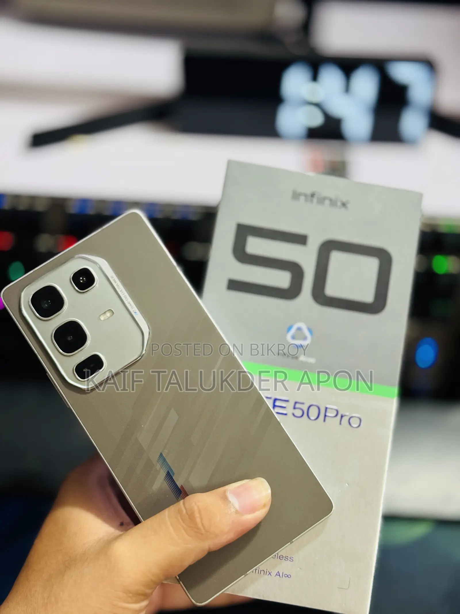 Infinix Note 50 Pro 256 GB Gray