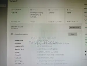 Desktop Computer Gigabyte 4GB Intel Core I3 SSD 128GB