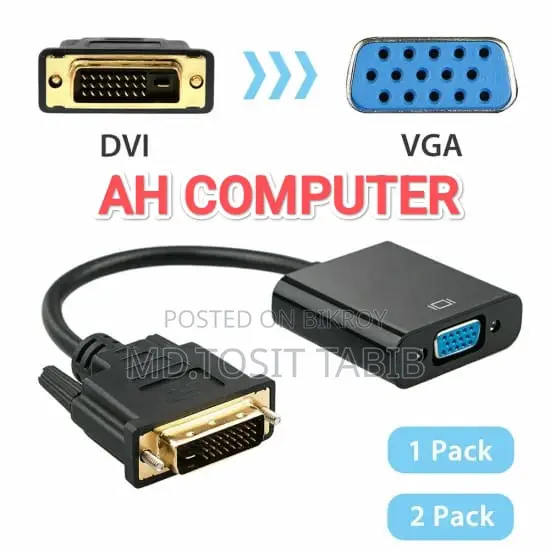 Dvi to Vga Adapter -Dvi to Vga