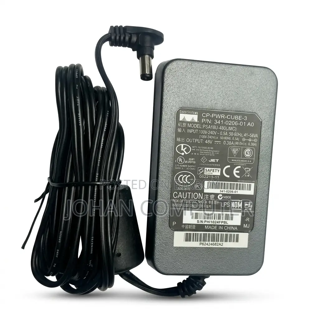 Genuine OEM Cisco PSA18U-480(JMC) - 48V 0.38A Power Adapter