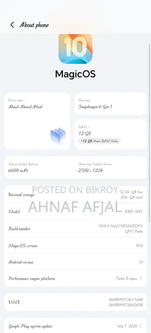 Honor X9c 256 GB Pink
