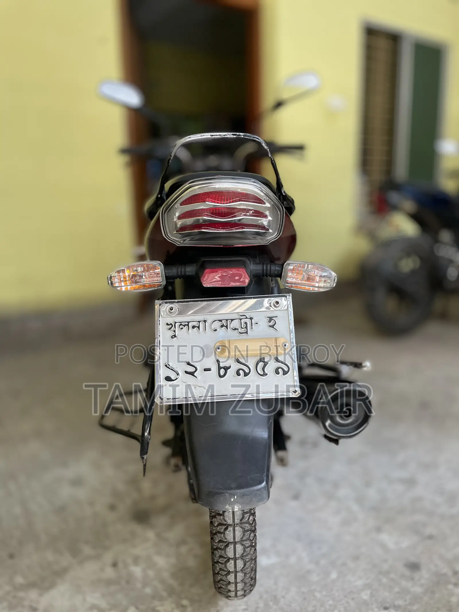 Bajaj Discover 100 2015 Red