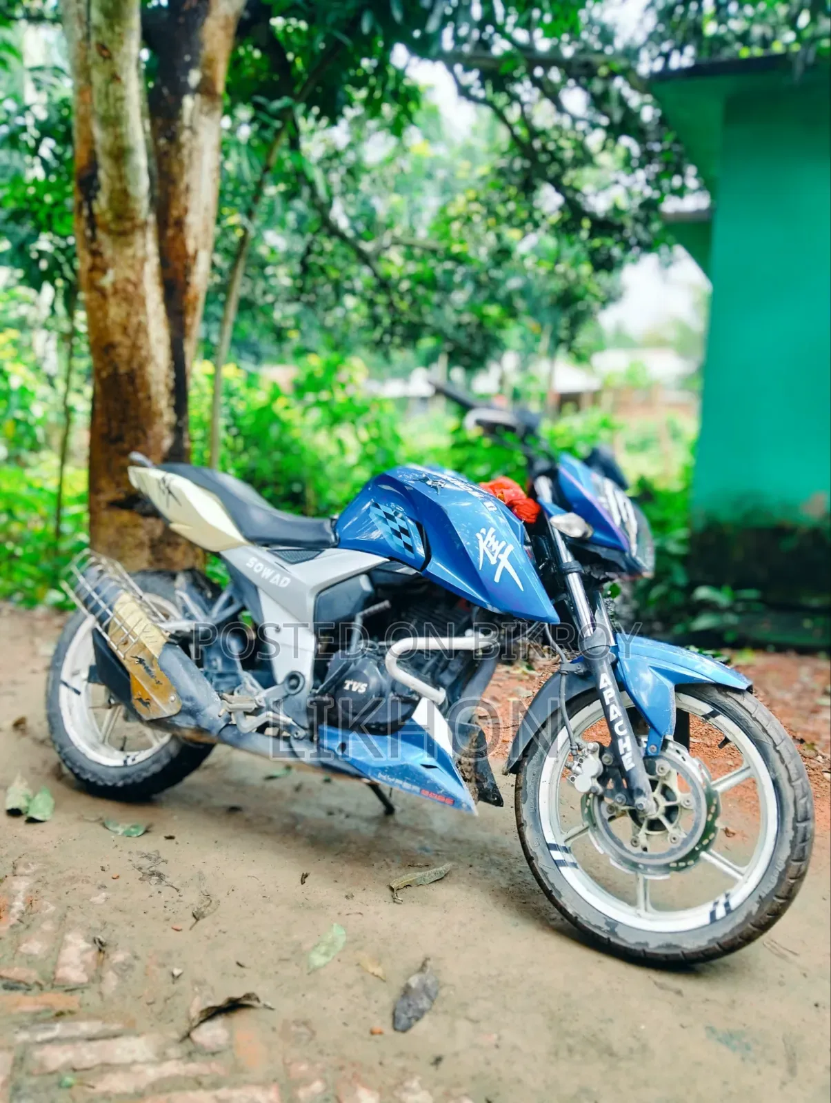 TVS Apache RTR 160 4V 2021 Blue