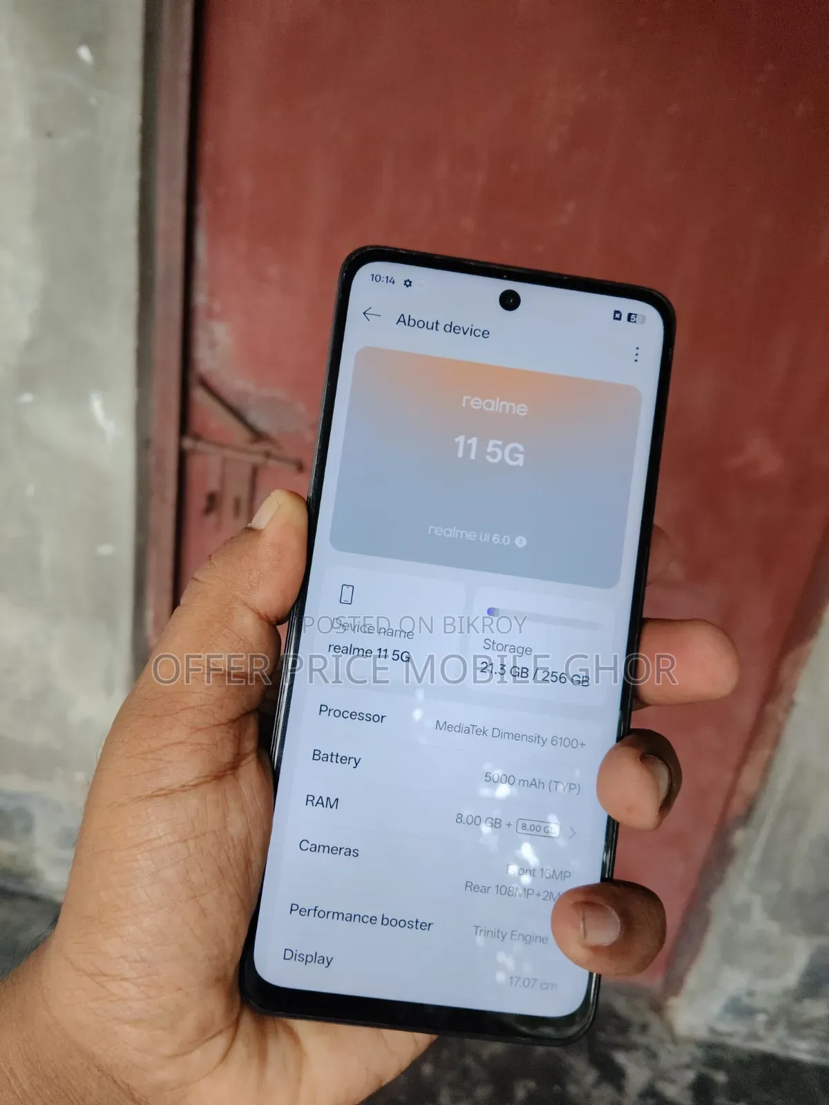 Realme 11 5G 256 GB Red