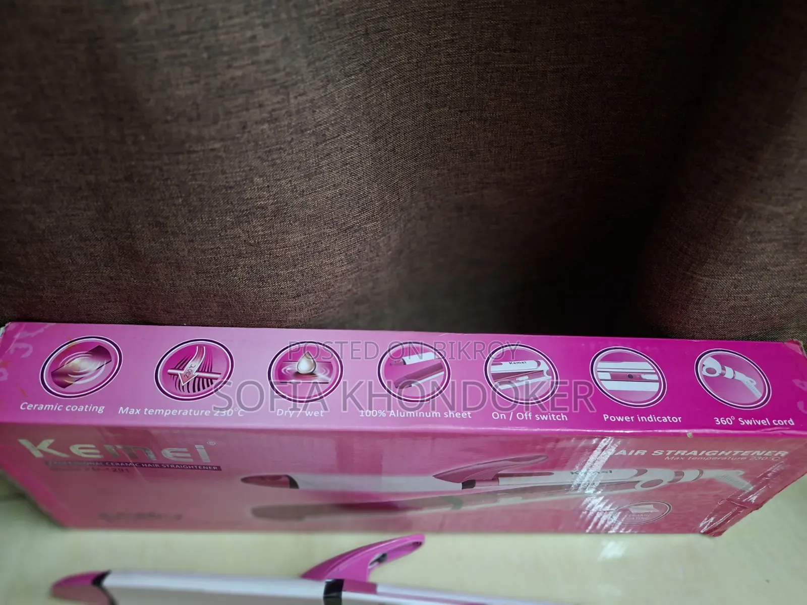 Kemei Hair Straightner,Model 1291