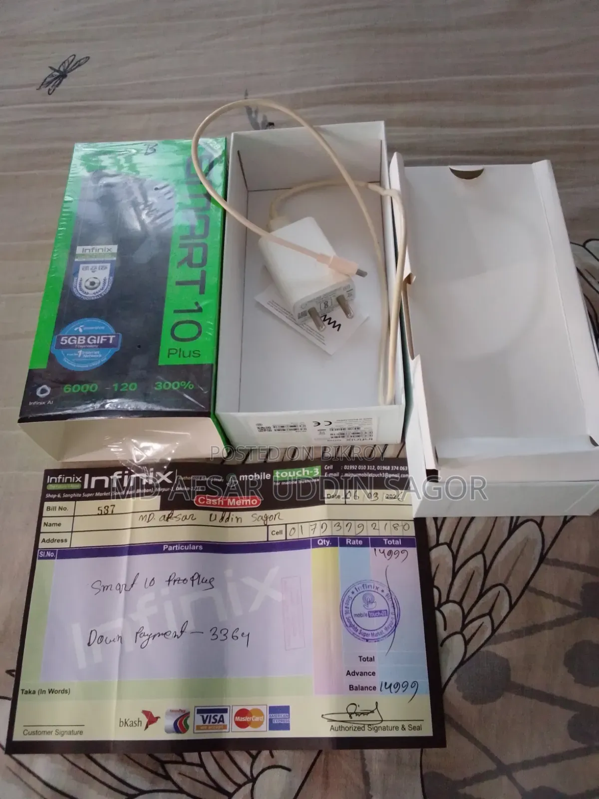 Infinix Smart 10 Plus 128 GB Black