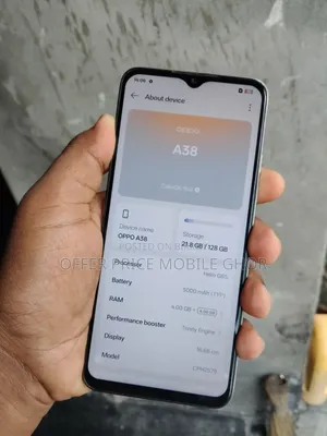 Oppo A38 128 GB Black