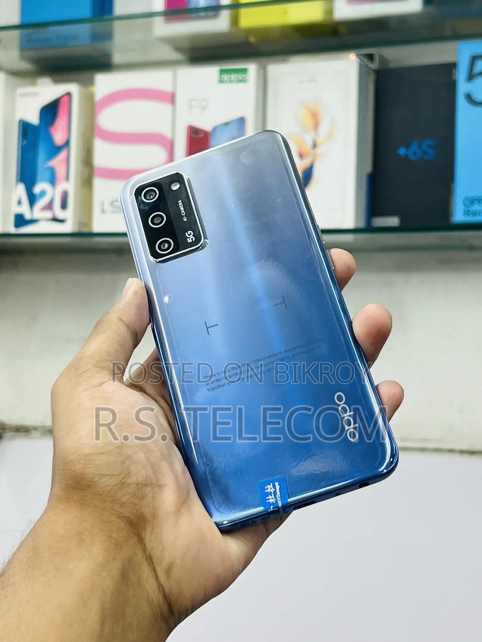 New Oppo A55 5G 128 GB Blue